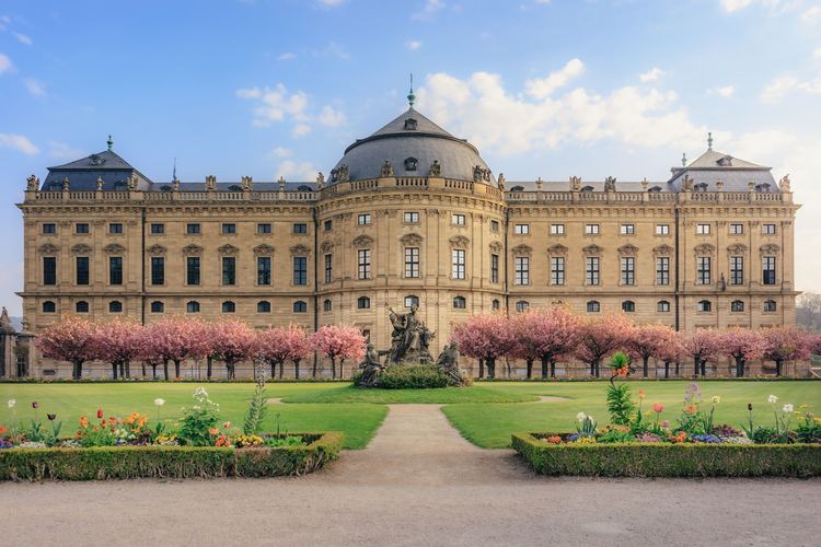 Residenz Würzburg bei gutem Wetter