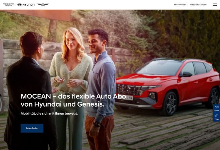 Foto von der MOCEAN Homepage
